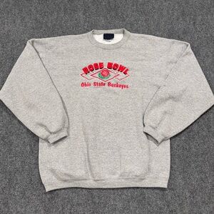 Vintage 90s Ohio State Buckeyes Rose Bowl 1997 Sweatshirt Mens Large Sweater OSU
